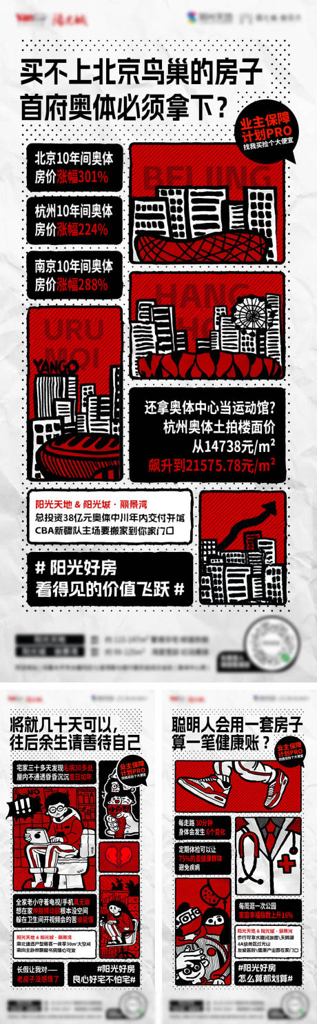 源文件下载【业主保障价值点漫画系列海报】编号：48680021612789923