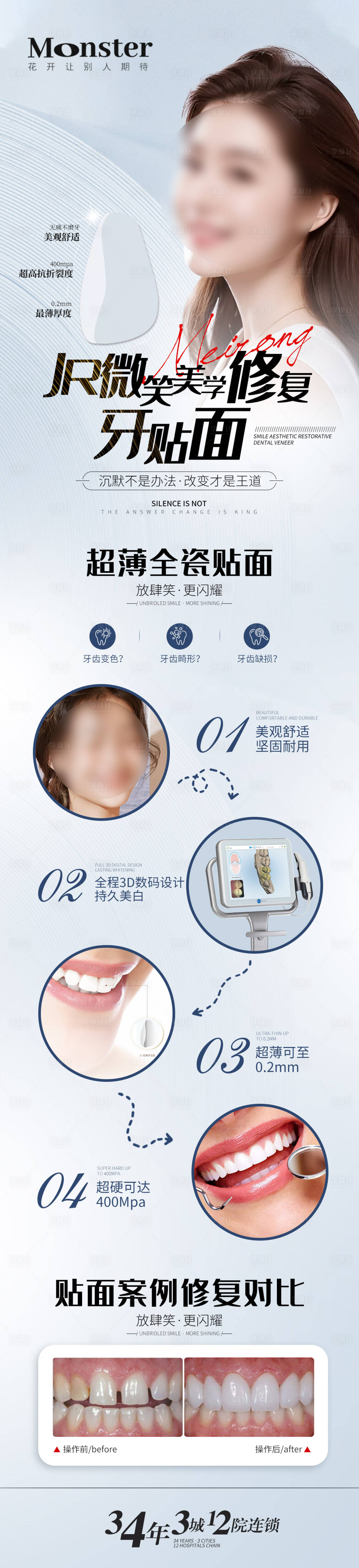 源文件下載【享設計】搜索編號：45910021613868359【醫美牙貼面專題】