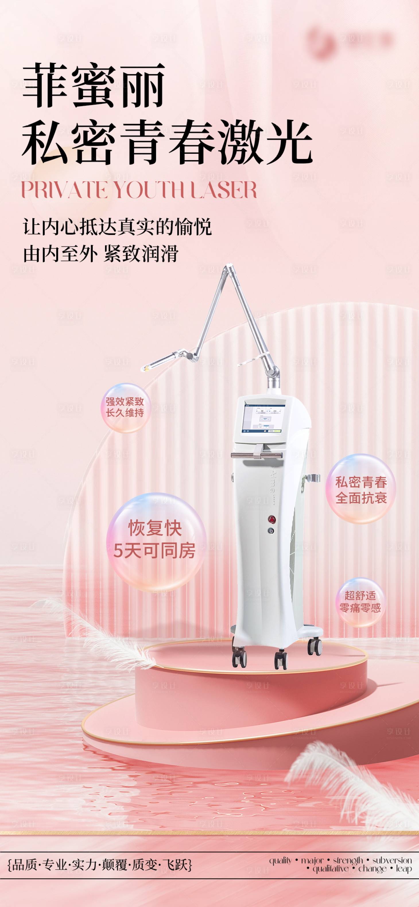 源文件下载【享设计】搜索编号：27970021389502851【医美私密仪器横板】
