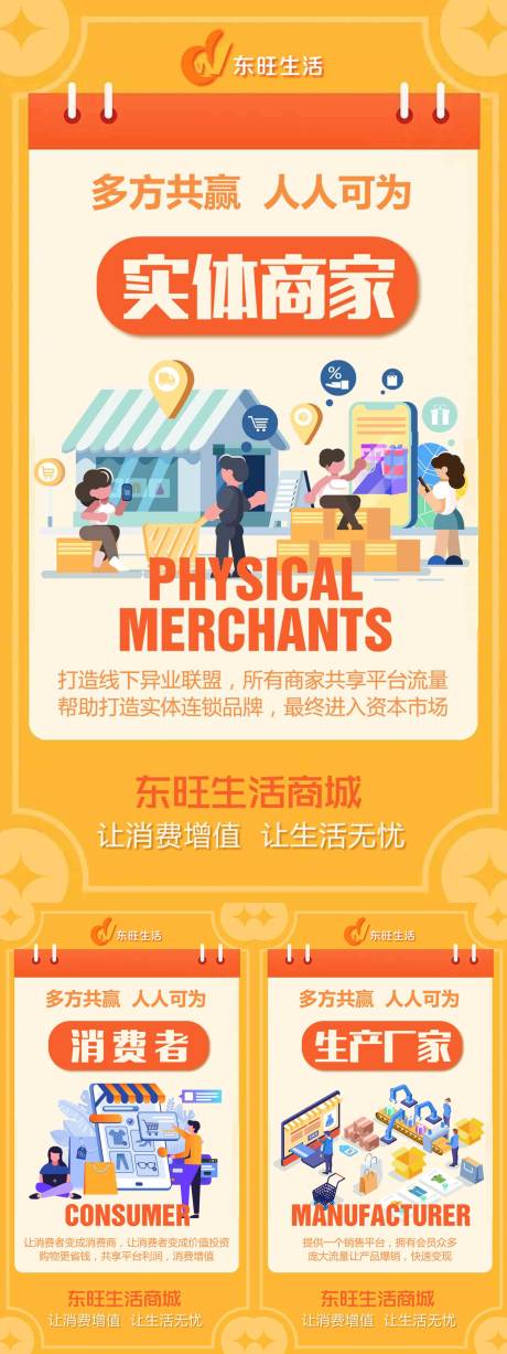 源文件下载【电商平台招商海报】编号：77360021311335923