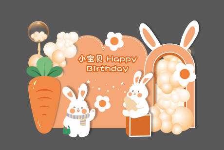 源文件下載【寶寶生日宴美陳】編號：77400021367757614