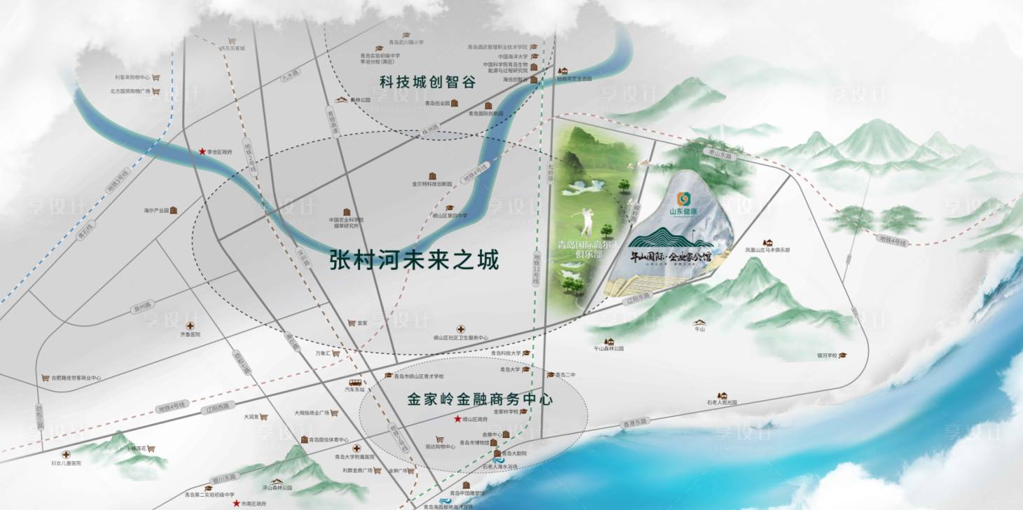 源文件下載【享設(shè)計】搜索編號：76920021524899195【地產(chǎn)區(qū)位圖海報】