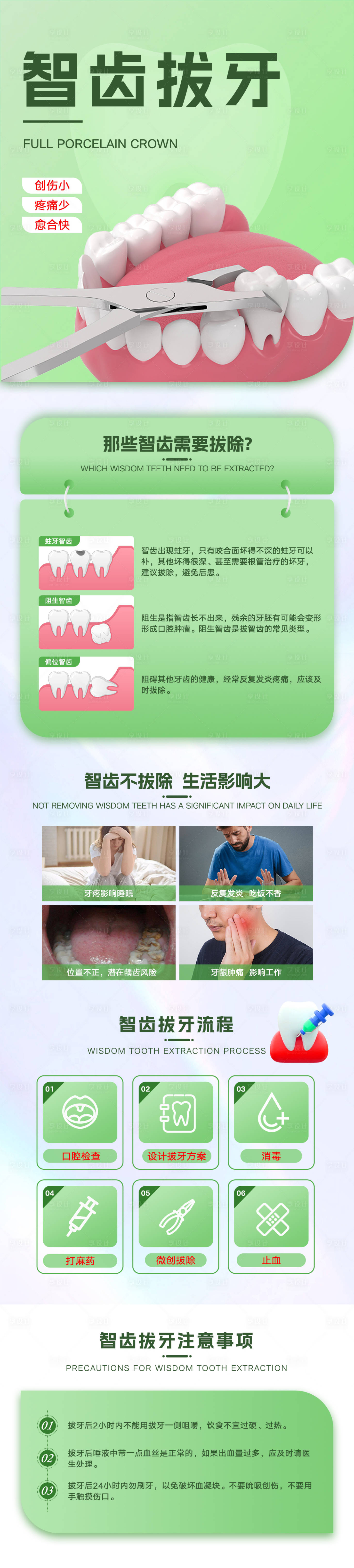 源文件下载【医疗电商口腔智齿拔牙详情页】编号：28020021555609031