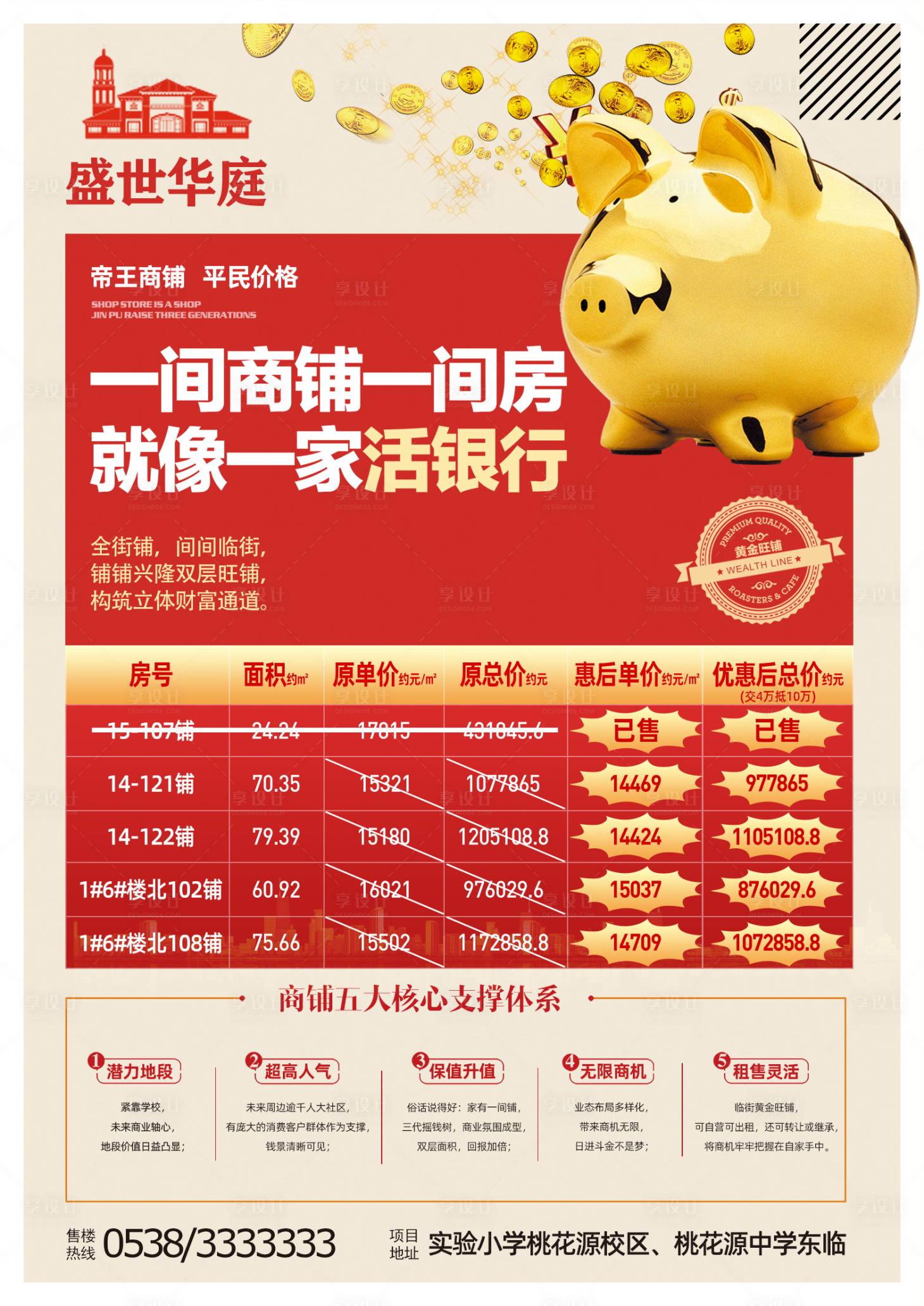 源文件下载【享设计】搜索编号：32050021408228095【商铺旺铺海报】