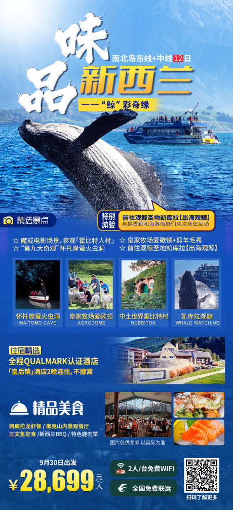 源文件下载【新西兰旅游海报】编号：21520021480557627