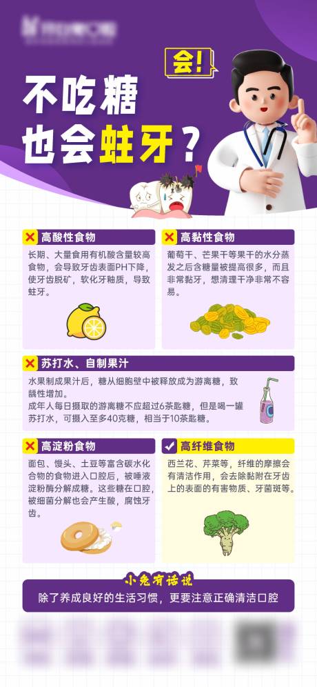 源文件下载【蛀牙科普海报】编号：93260021755076318