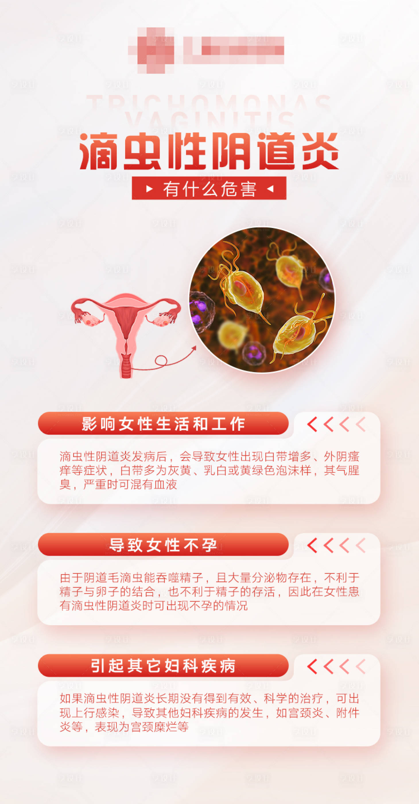 源文件下载【妇科炎症海报】编号：83850021539743368
