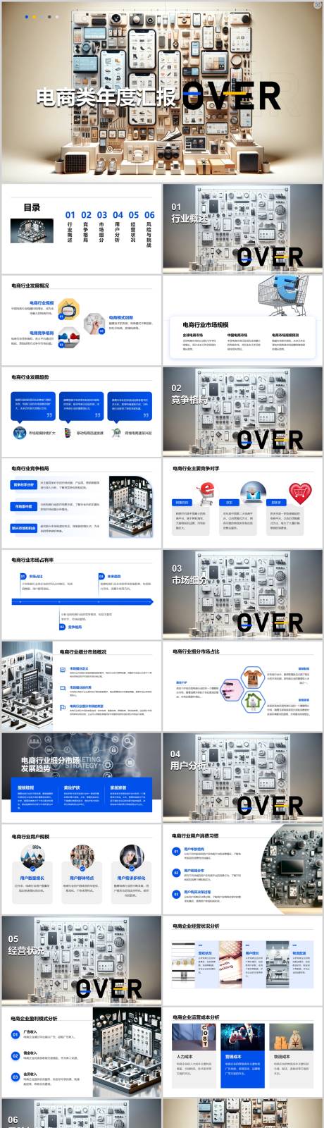 编号：62860021699249127【享设计】源文件下载-电商行业年度汇报总结PPT