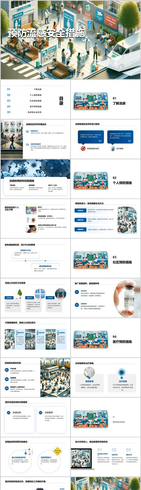 源文件下载【预防流感安全措施PPT】编号：47750021658324234