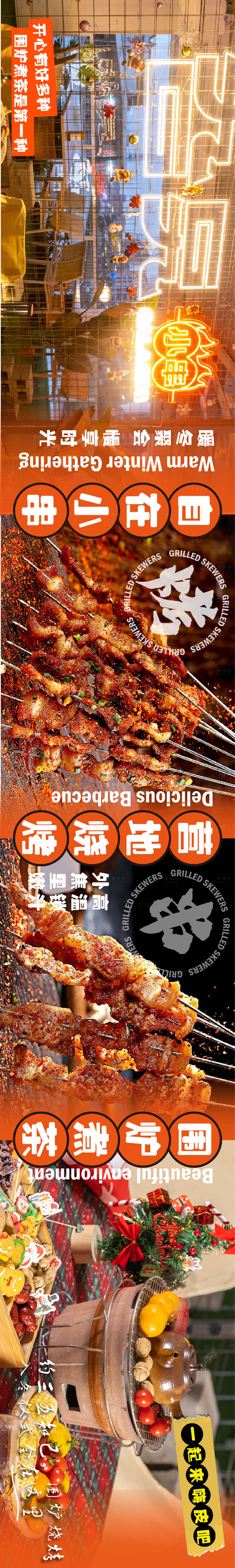 源文件下载【餐饮大众点评五连图】编号：65990021270725783