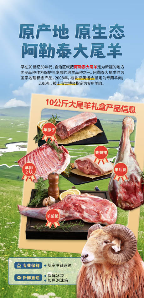 源文件下載【羊肉禮盒海報】編號：56350021735054122