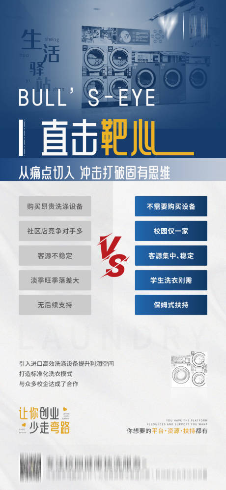 源文件下载【享设计】搜索编号：16220021569931861【校园快洗招商海报】