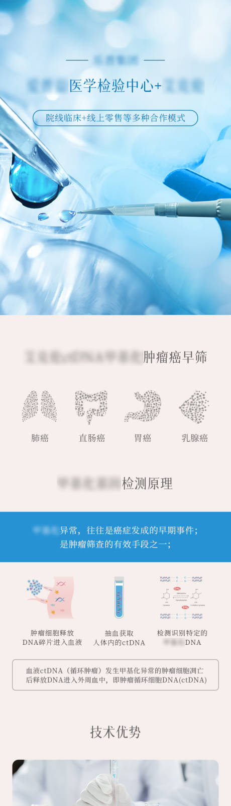 癌症早筛宣传电商详情页