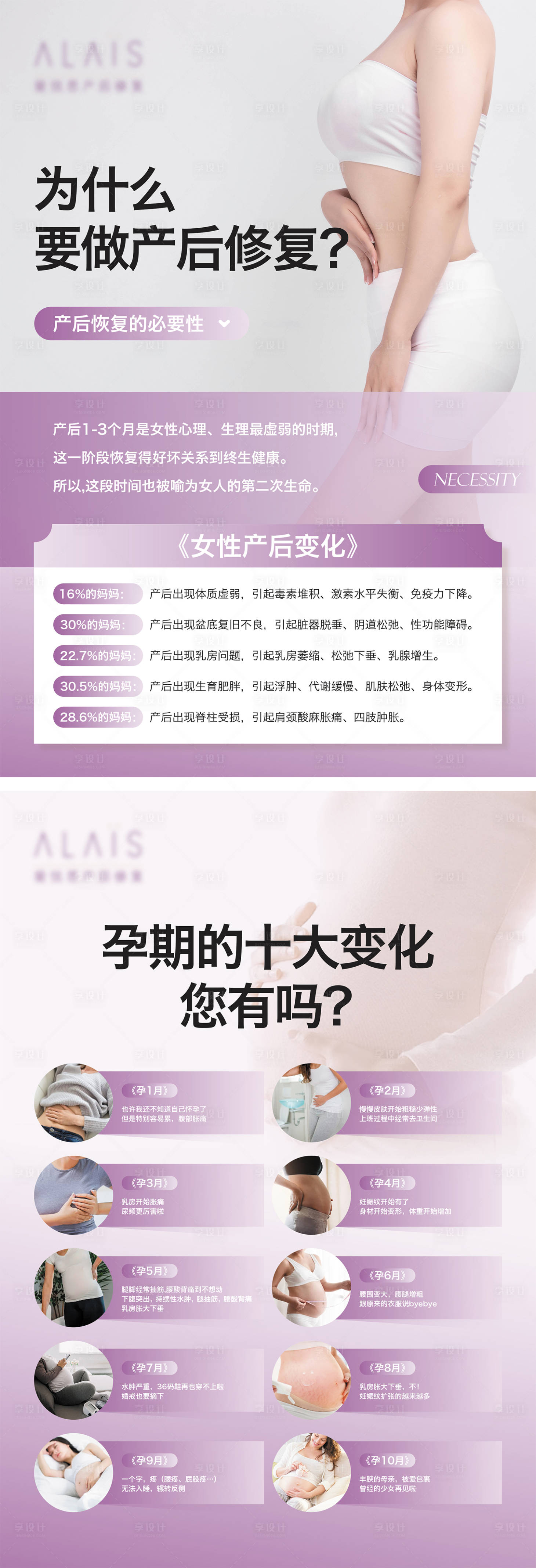 源文件下載【享設計】搜索編號：89280021513363421【美業醫美產后修復系列海報】