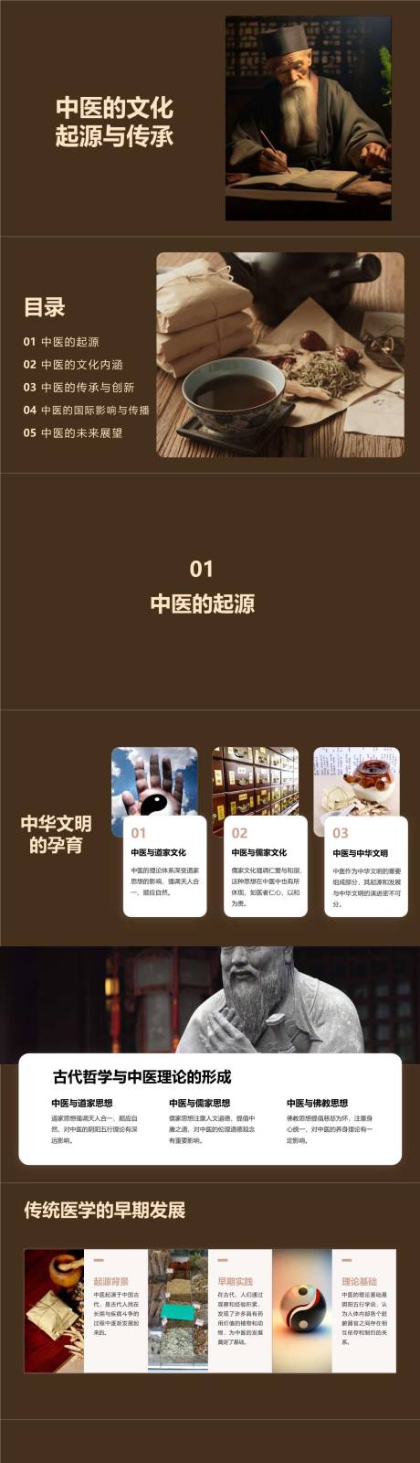 源文件下载【中医的文化起源与传承PPT】编号：82060021936503347