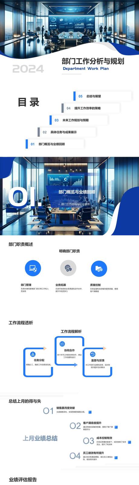 源文件下載【享設計】搜索編號：29930022055536317【部門工作分析與規劃PPT】