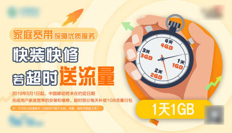 源文件下载【家庭宽带海报】编号：54950022003239903