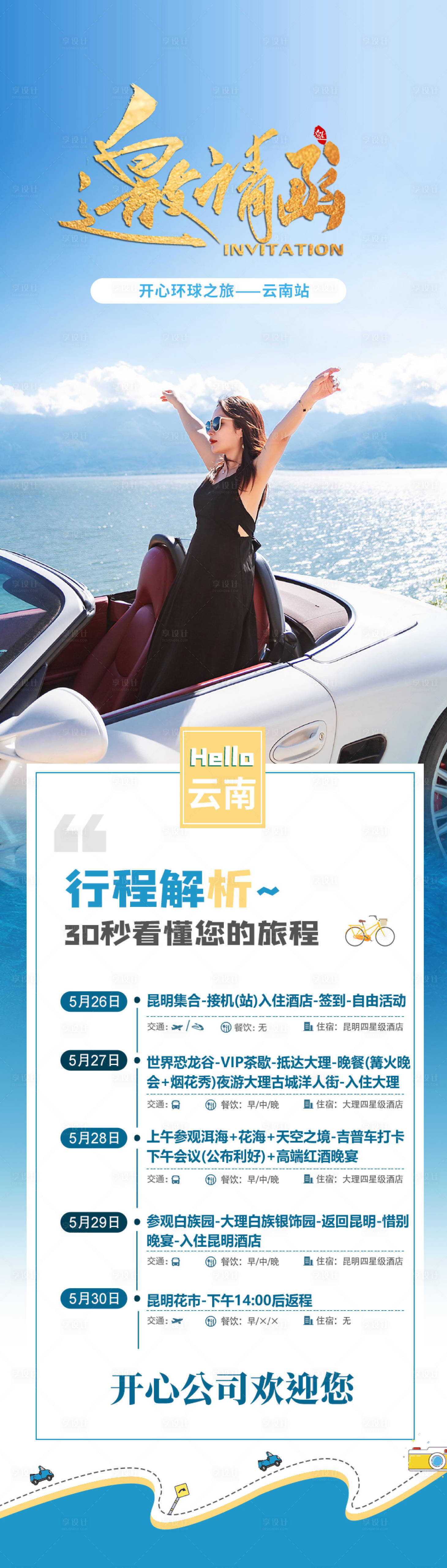 源文件下载【享设计】搜索编号：37730021897209027【云南昆明大理丽江6日游详情页】