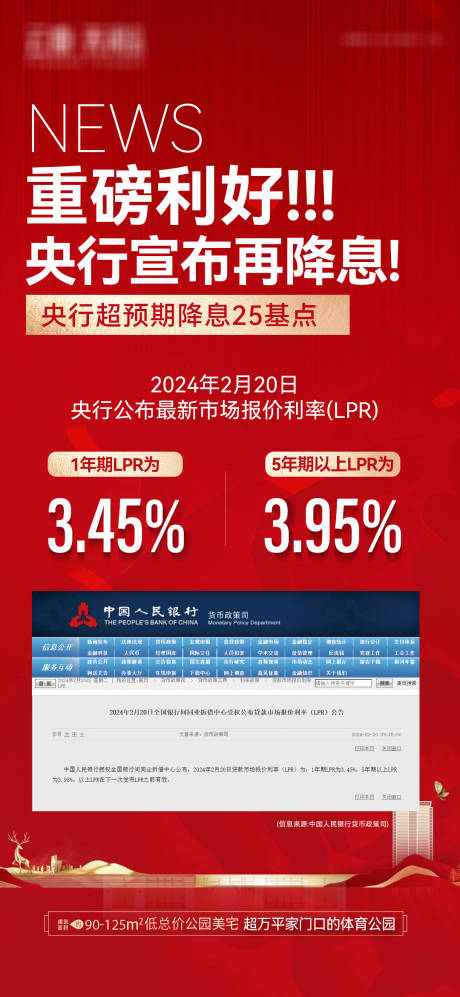 源文件下载【降息政策图】编号：89030022053179653