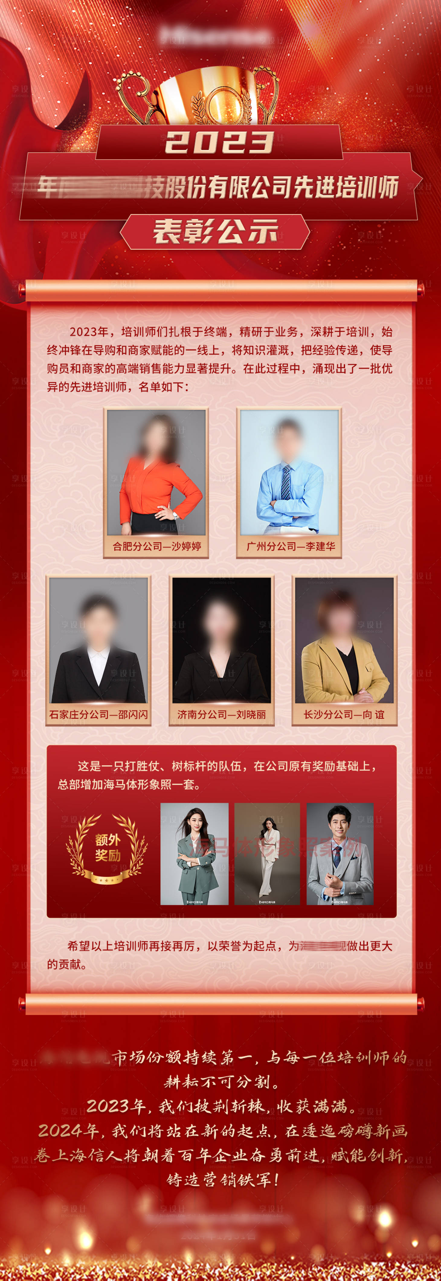 源文件下载【享设计】搜索编号：81000021849597143【表彰公示海报】