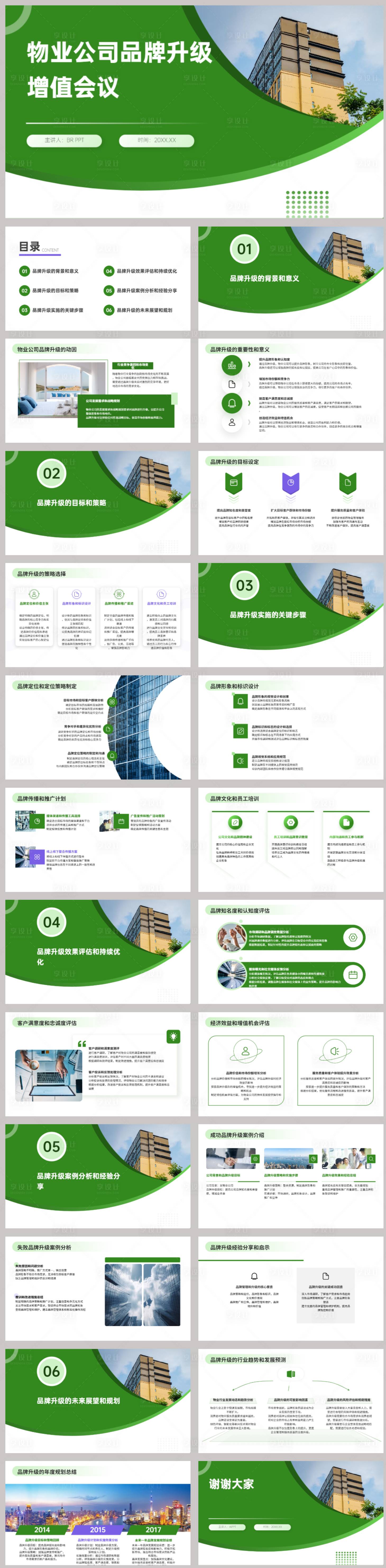 源文件下載【享設計】搜索編號：20770021936512921【物業公司品牌升級增值會議PPT】