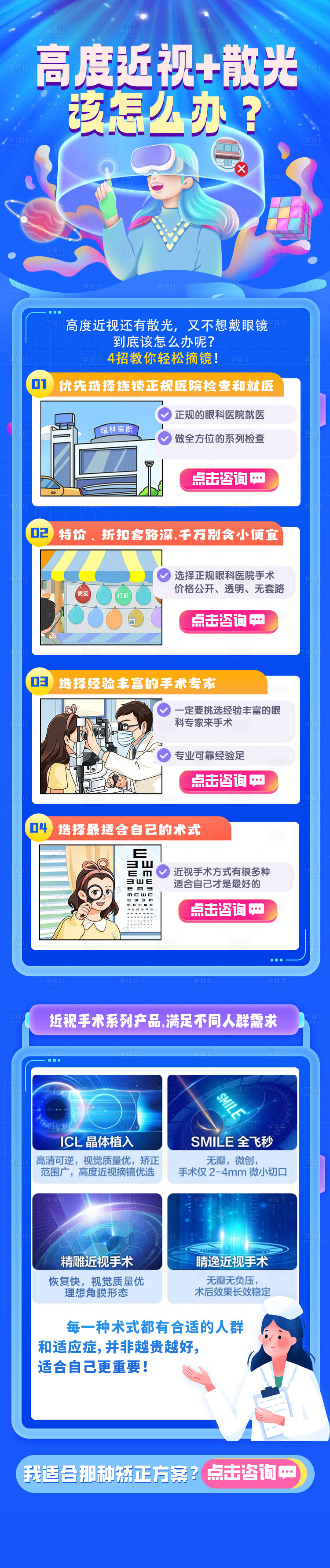 源文件下载【享设计】搜索编号：95630022162068995【眼科海报】