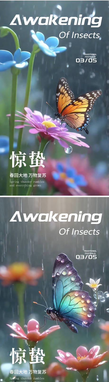 源文件下载【惊蛰海报】编号：94770022172565863