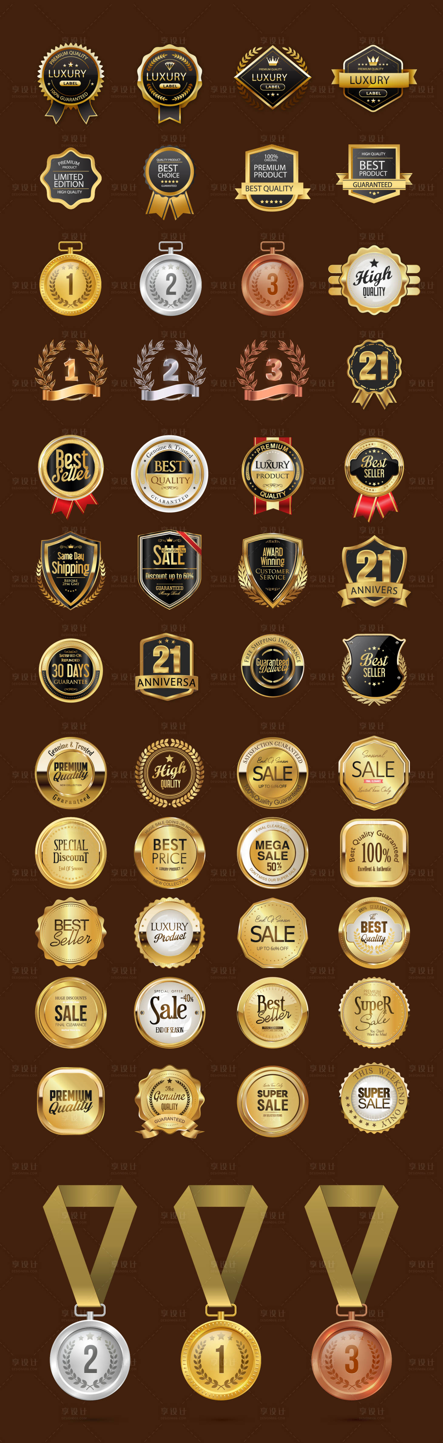 源文件下载【享设计】搜索编号：49320022164807484【奖牌图标】