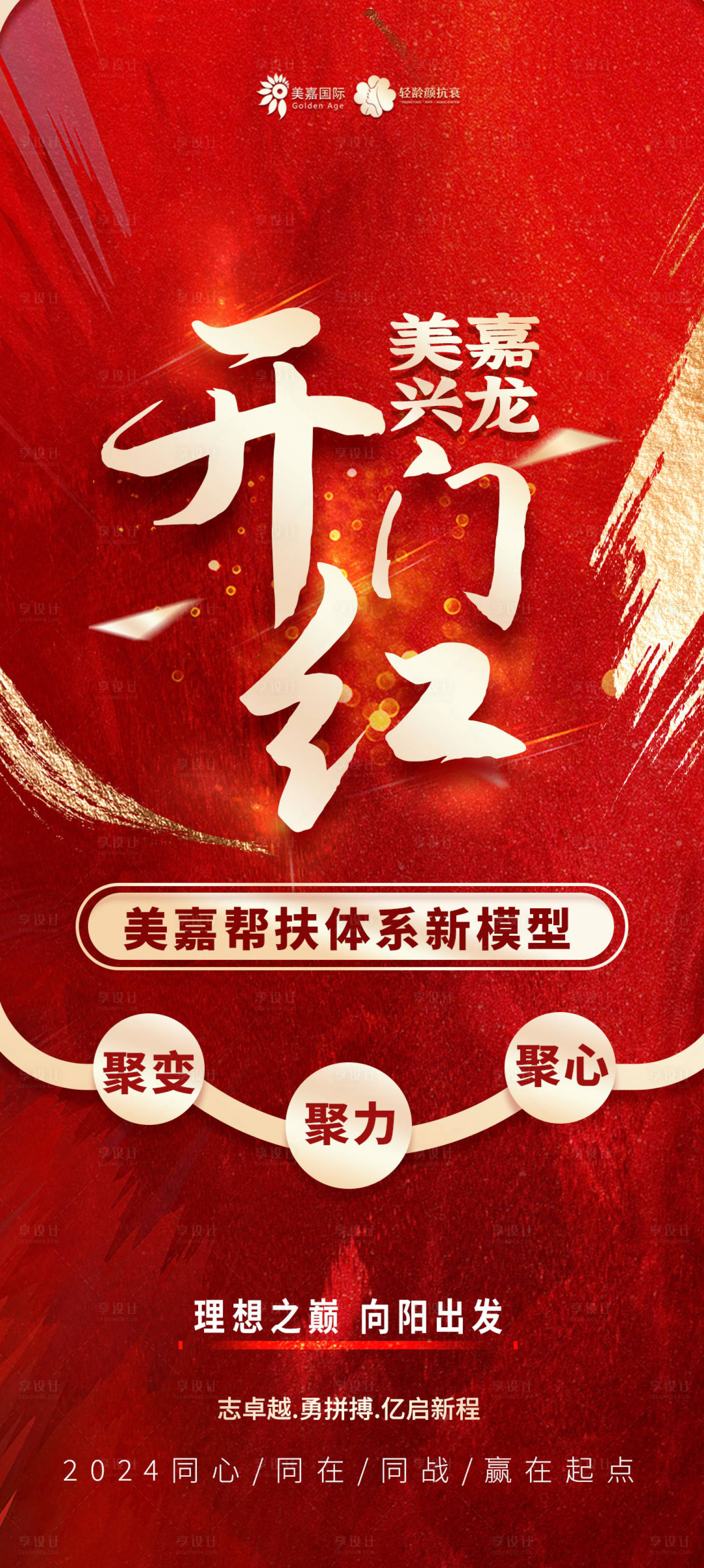 源文件下載【享設(shè)計(jì)】搜索編號：79760021997307886【開門紅紅金海報】