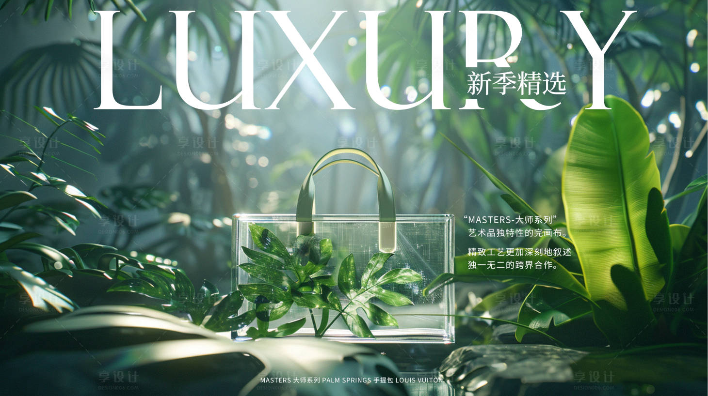 源文件下载【享设计】搜索编号：84670022169832680【高端奢侈品产品海报】