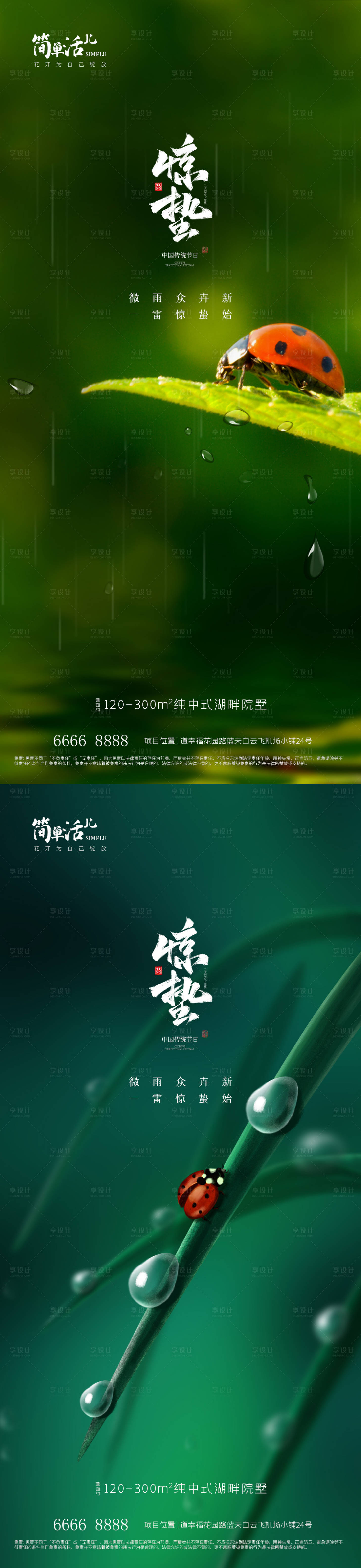 源文件下载【地产惊蛰海报】编号：16770022018916014