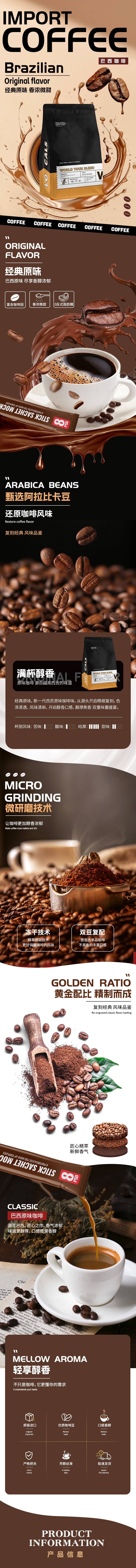 源文件下载【电商咖啡详情页长图海报】编号：42430022147884998