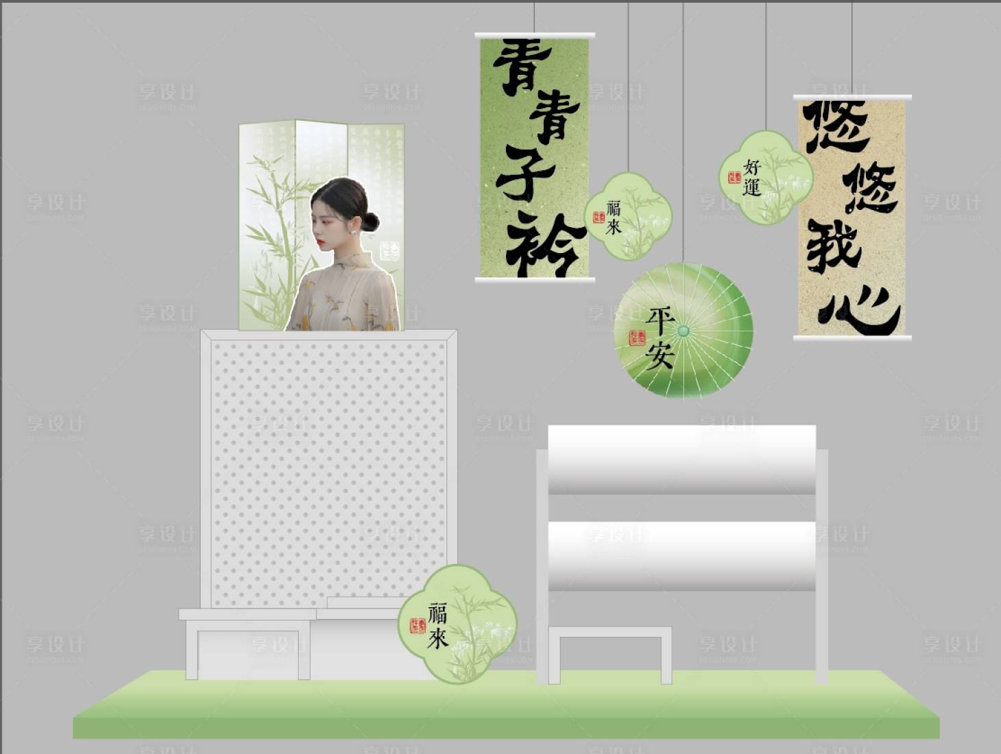 源文件下载【享设计】搜索编号：34440022067407484【新国风系列海报】