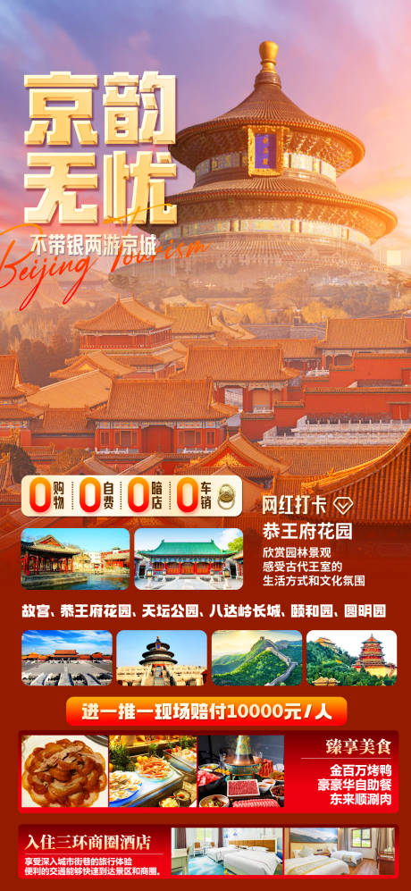 编号：10660022193584000【享设计】源文件下载-北京旅游海报