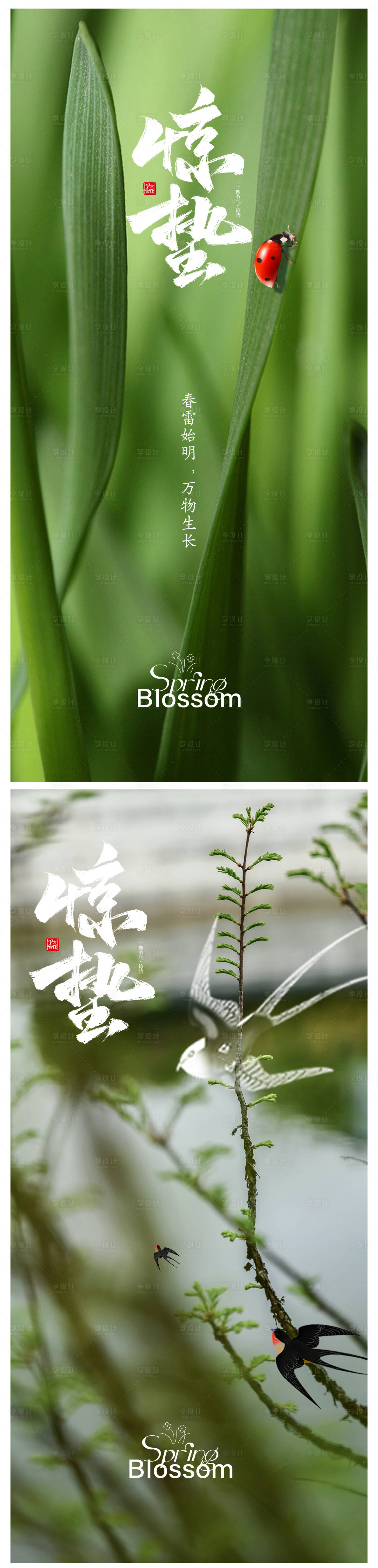源文件下载【享设计】搜索编号：22770021944314254【惊蛰海报】