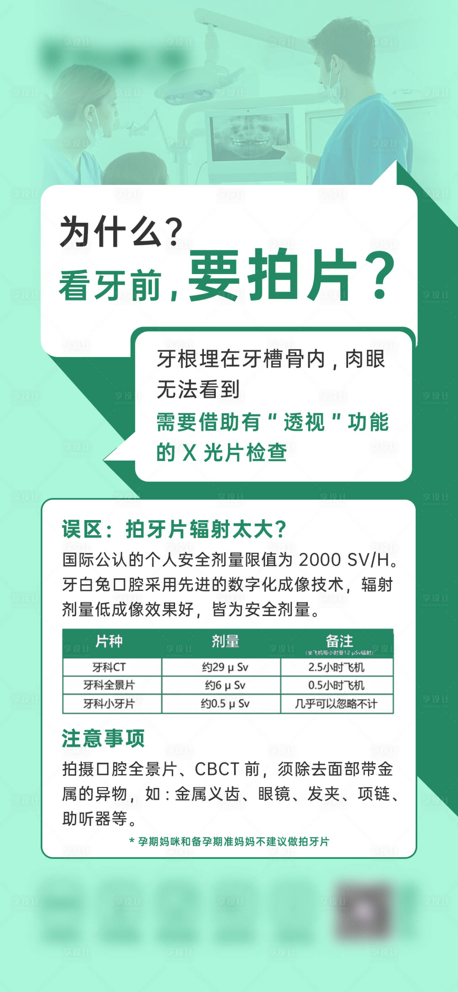 源文件下载【享设计】搜索编号：54130022106922925【口腔科普海报】