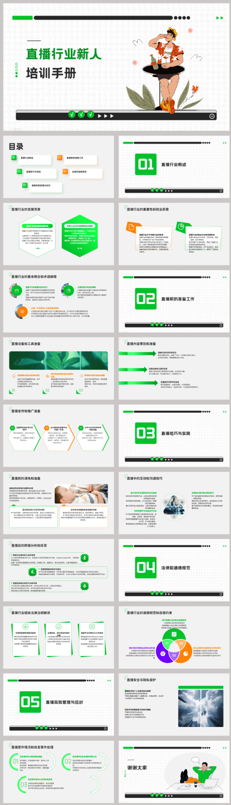 源文件下载【直播行业新人培训手册PPT】编号：63300022223041703