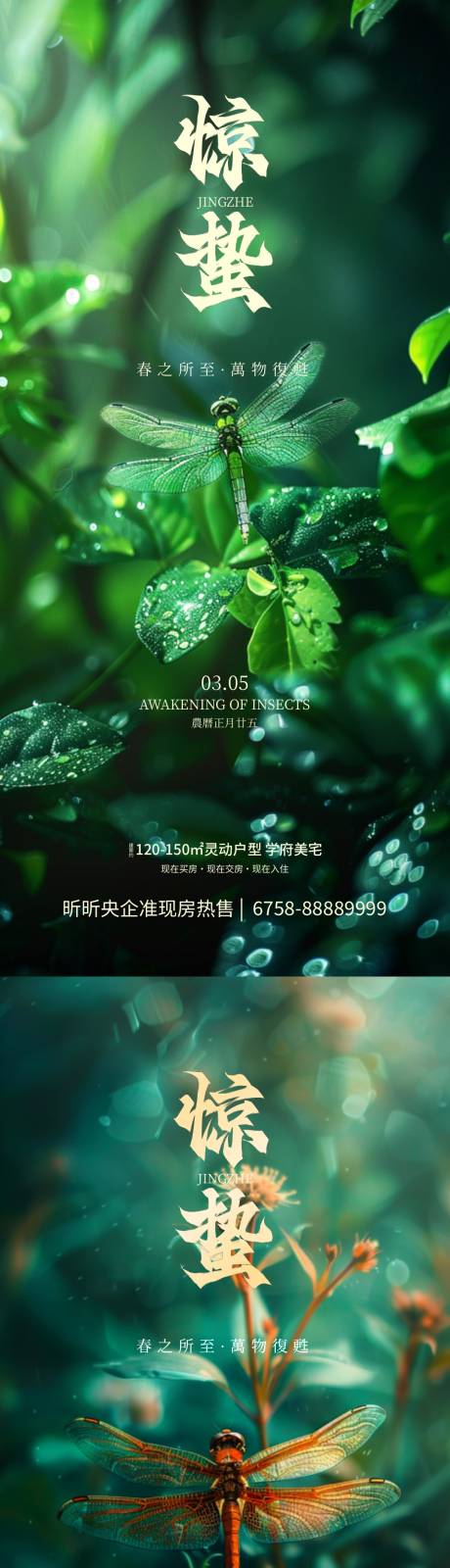 源文件下载【惊蛰节气海报】编号：21030022153699603