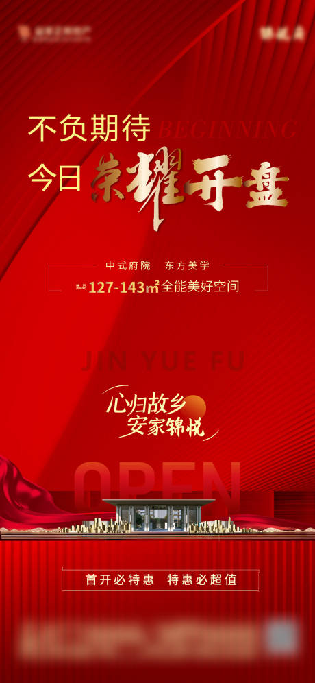 源文件下载【地产今日开盘海报】编号：53330022218493427