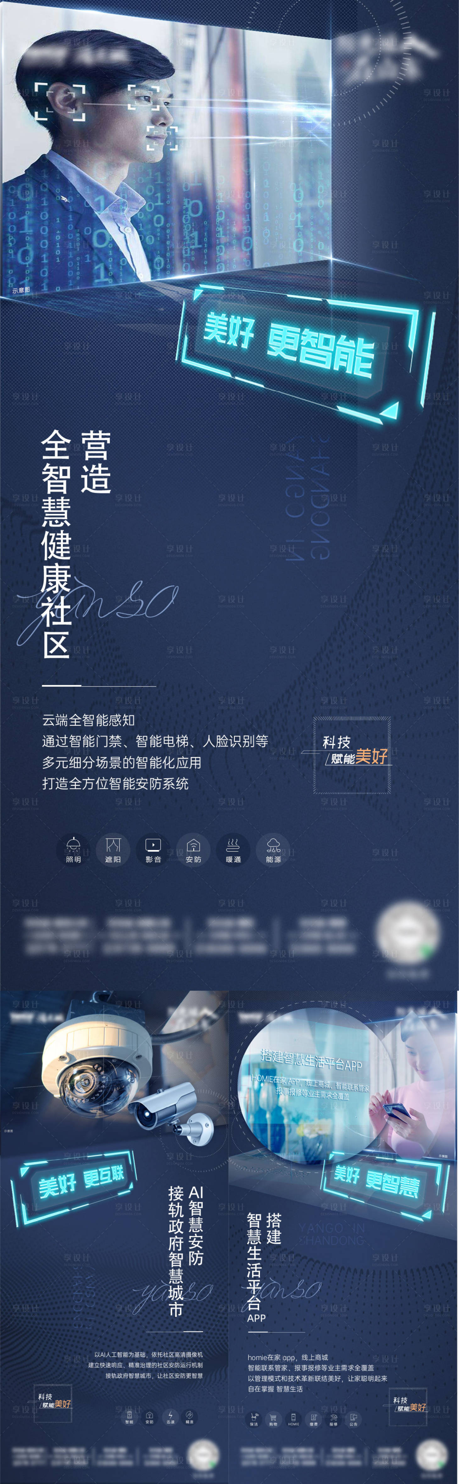 源文件下载【享设计】搜索编号：17430022133226934【地产智能价值点海报】