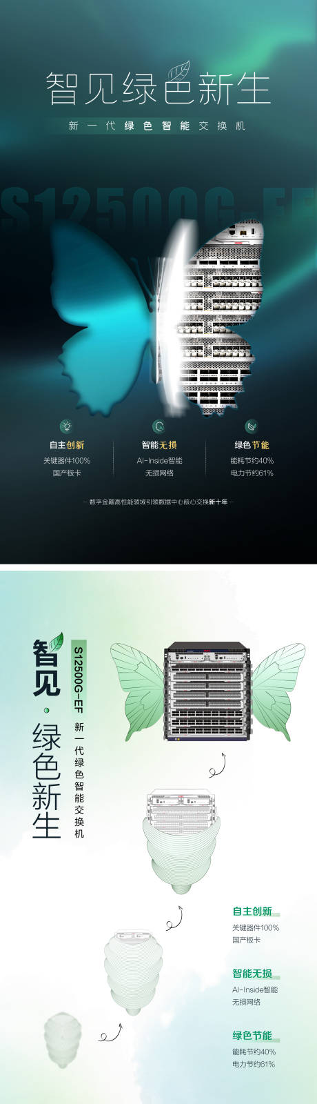 源文件下载【智能交换机破茧成蝶产品系列海报】编号：55160021759827489