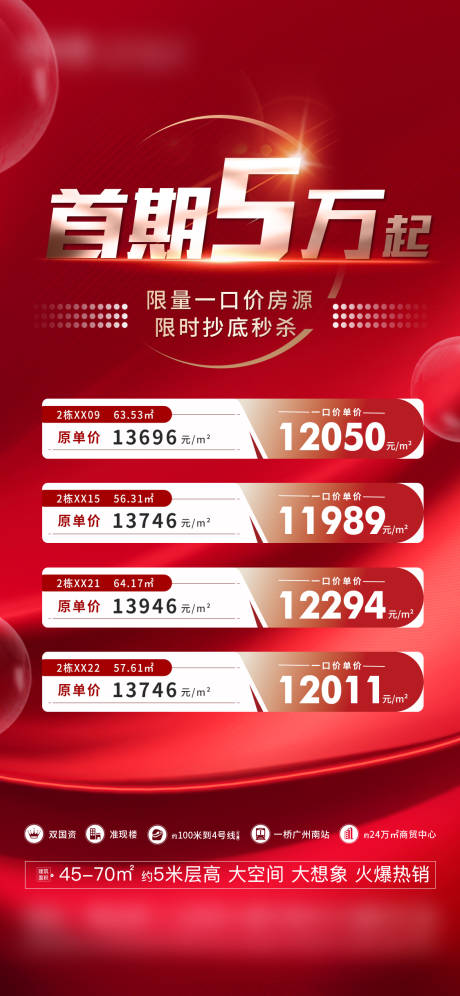 源文件下载【房地产特价房海报】编号：97100022180687581