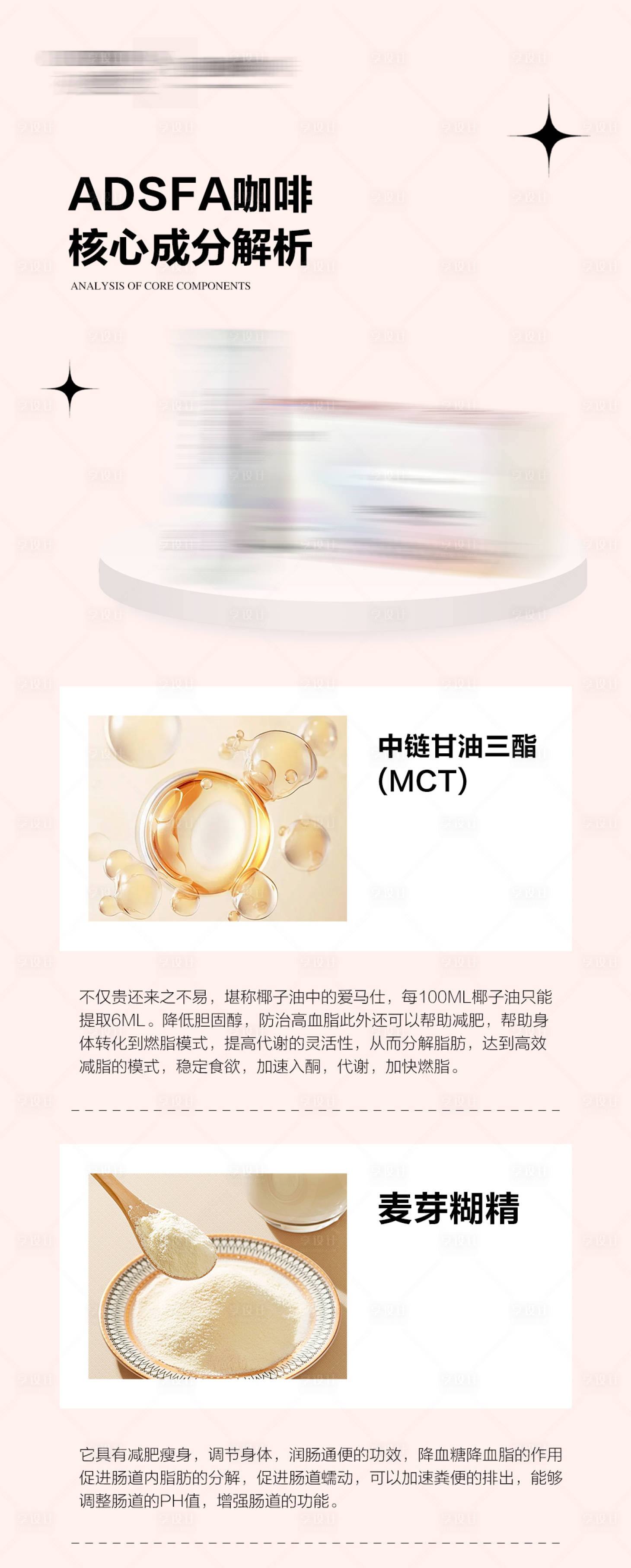 源文件下载【享设计】搜索编号：64920022171868945【微商医美护肤产品功效成分系列海报】