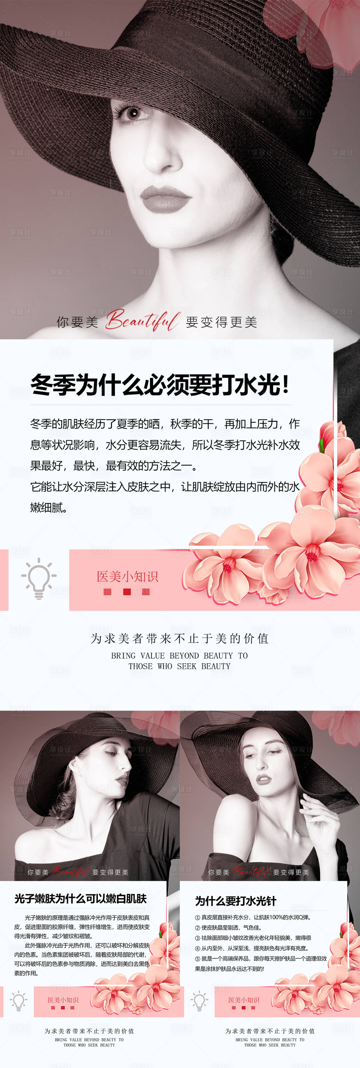 源文件下載【享設(shè)計(jì)】搜索編號(hào)：51980022156115004【醫(yī)美水光科普系列海報(bào)】