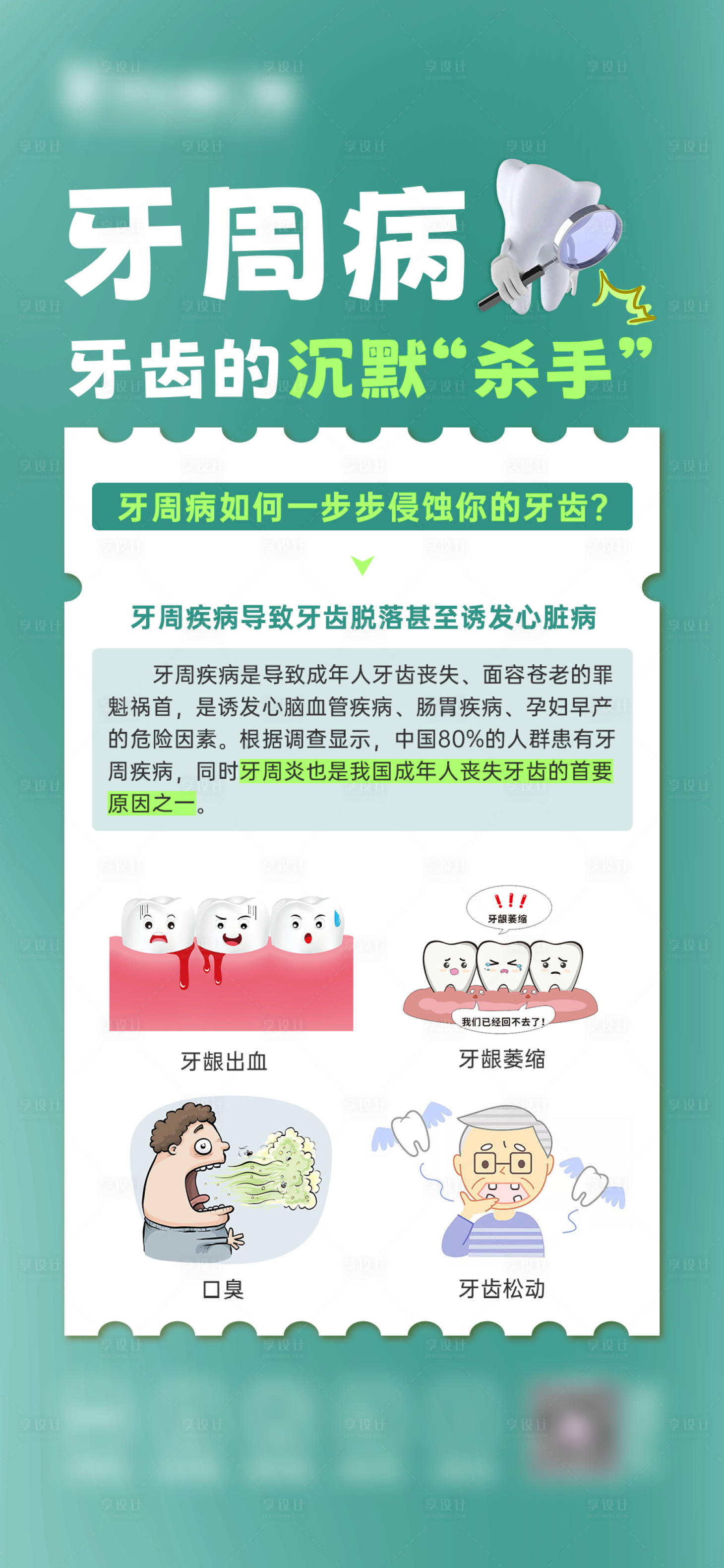 源文件下载【牙周病科普海报】编号：91320022201821332