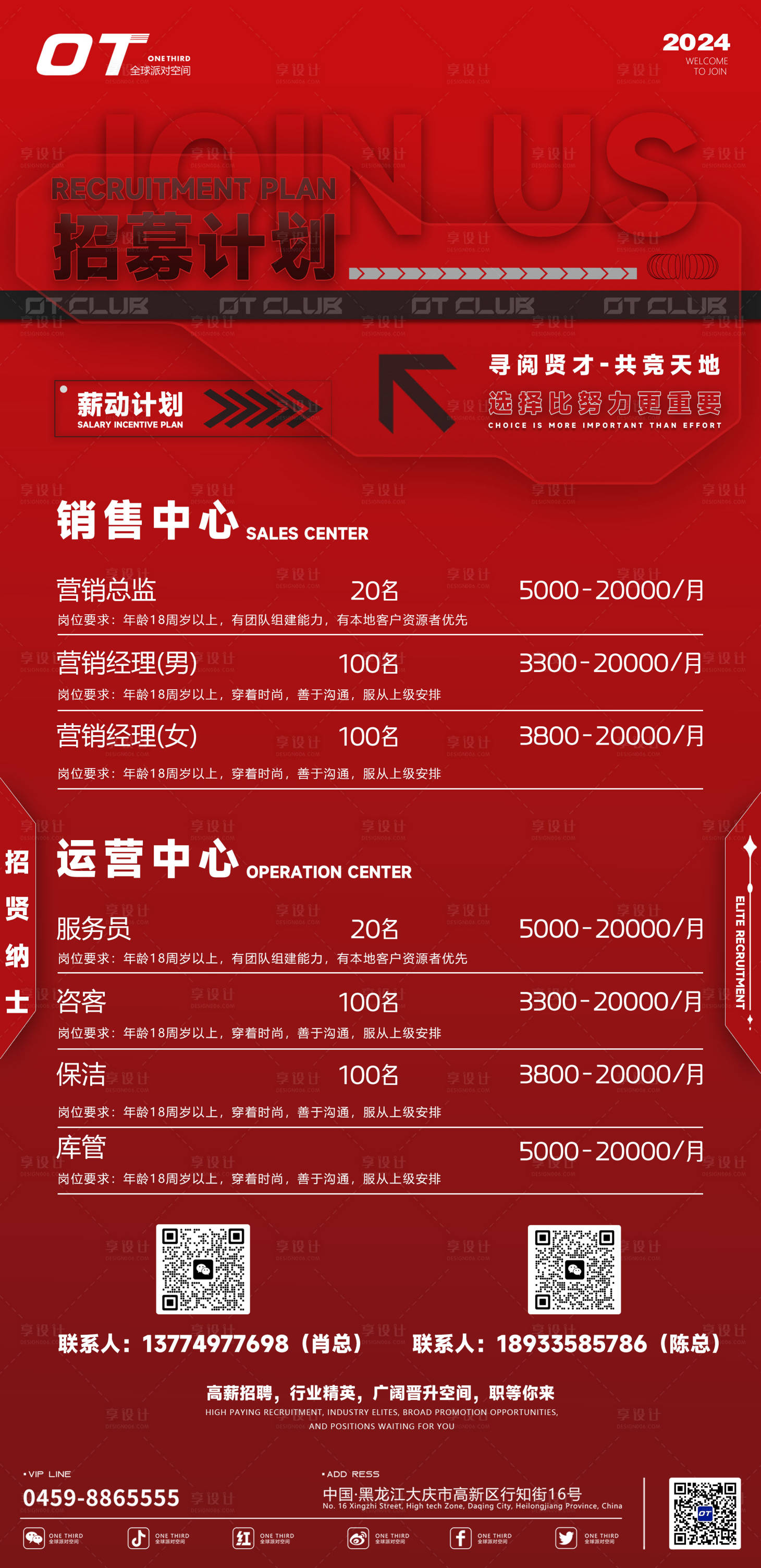 源文件下载【酒吧新年招聘海报】编号：83480021899214136