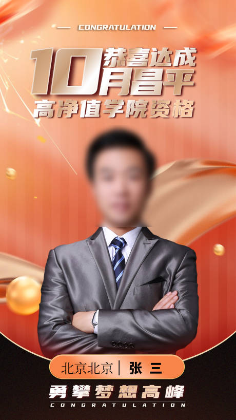 源文件下載【享設計】搜索編號：79450021940068085【喜報銷冠獎人物海報】