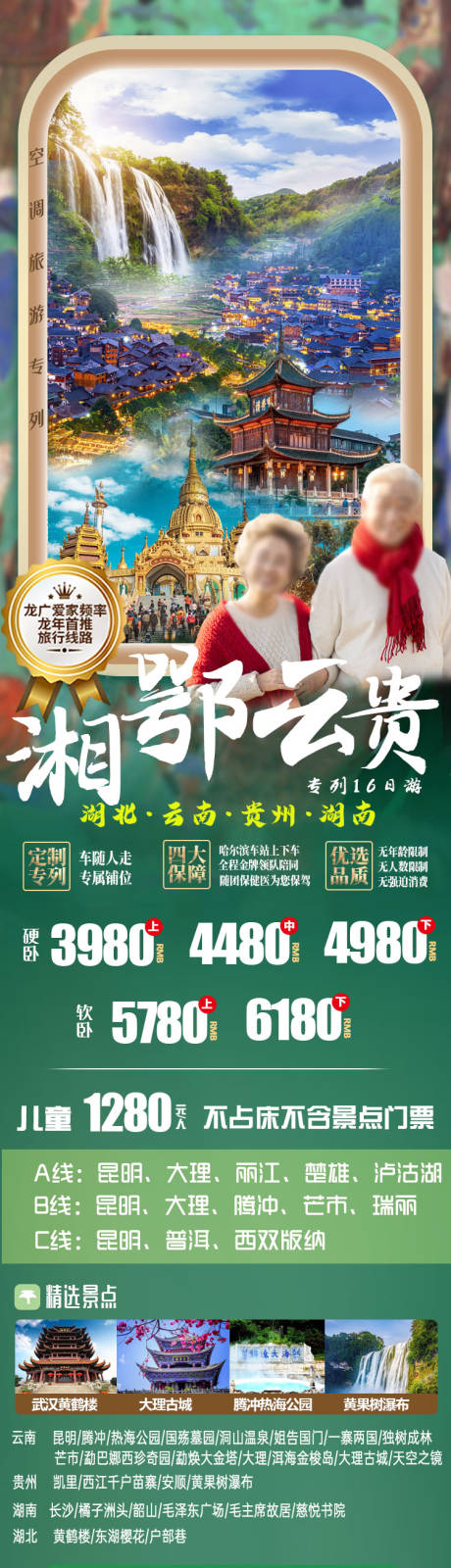 编号：45080022035317590【享设计】源文件下载-贵州火车专列旅游海报