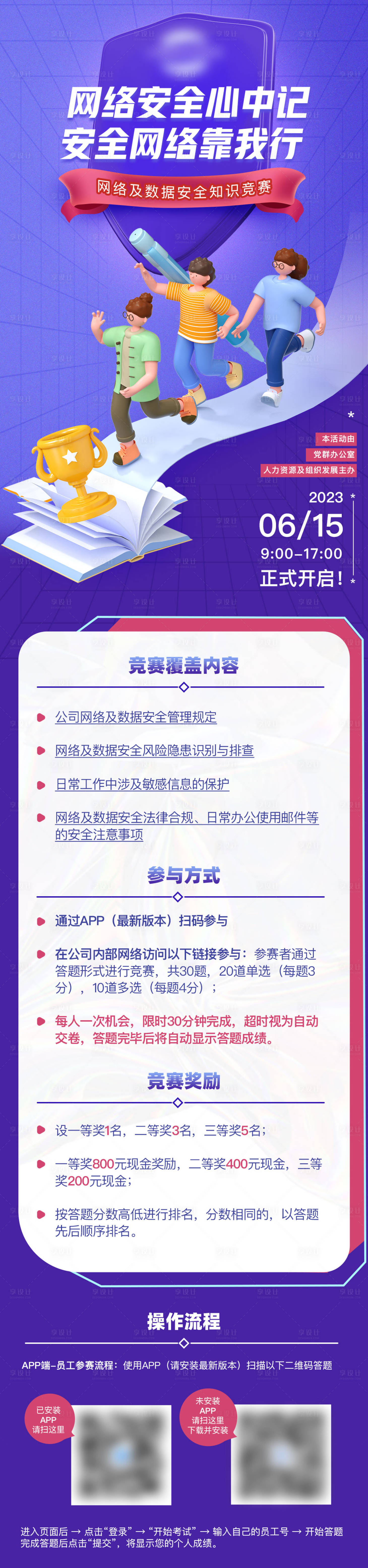 源文件下載【享設計】搜索編號：62700022608427349【網絡安全知識海報】