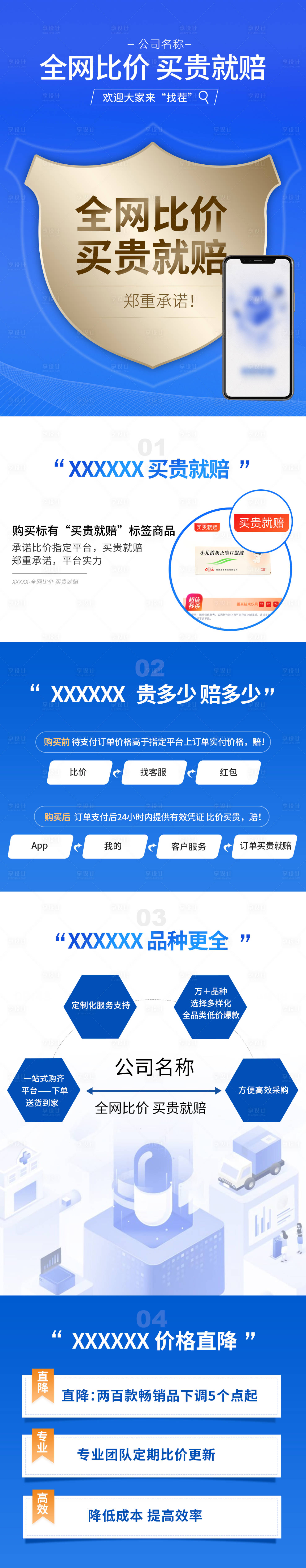 源文件下载【简约时尚买贵就赔长图】编号：27330022806435057